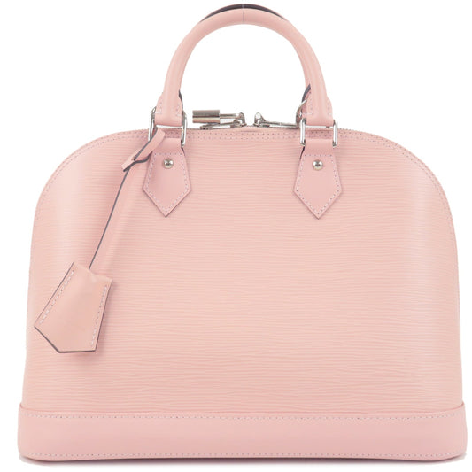 Louis Vuitton Epi Alma PM Hand Bag Rose Ballerine M41323