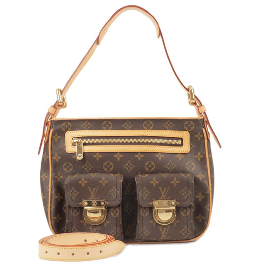 Louis Vuitton Monogram Hudson GM Shoulder Bag M40045