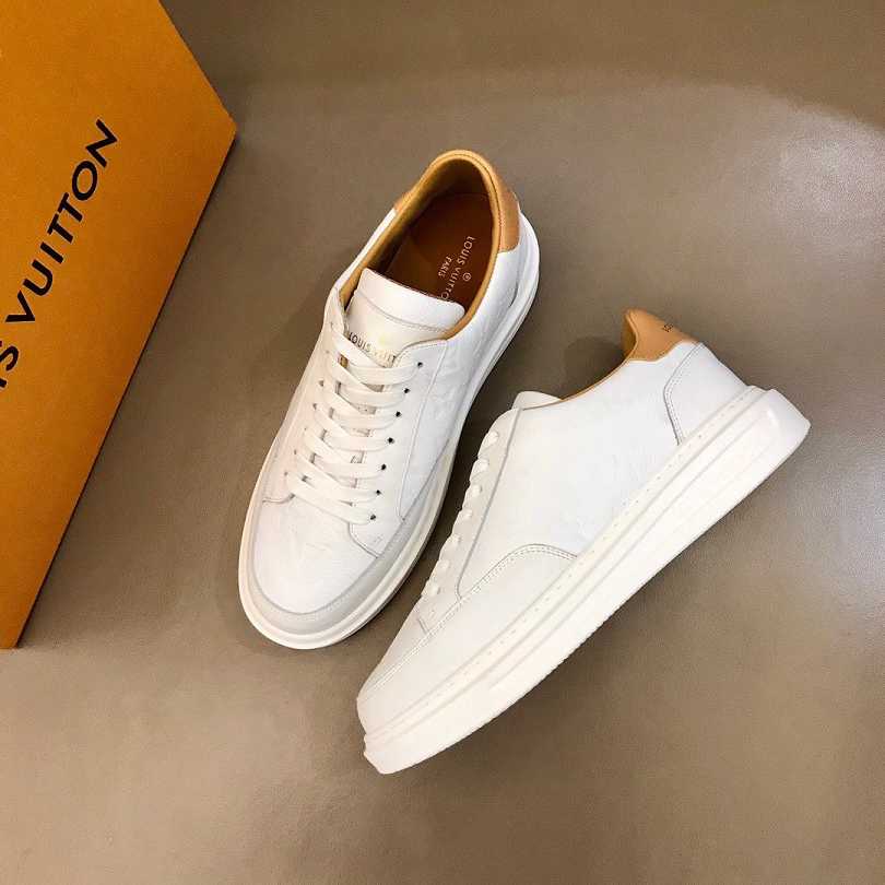The Bags Vibe - Louis Vuitton Beverly Hills White Yellow Sneaker
