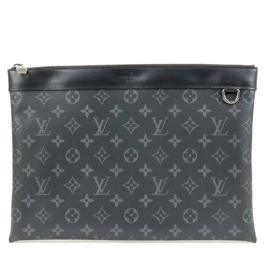 Louis Vuitton Monogram Eclipse Pochette Discovery Clutch M62291