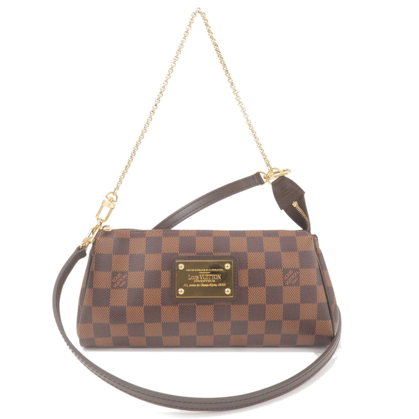 Louis Vuitton Damier Eva 2Way Hand Bag Shoulder Bag N55213