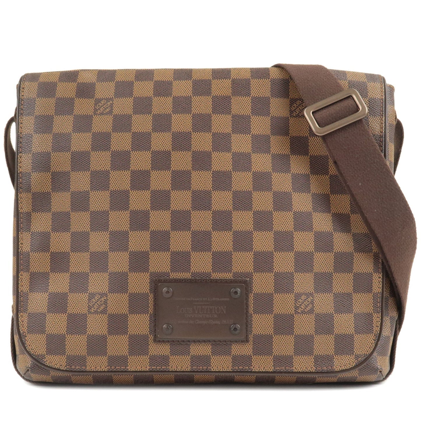 Louis Vuitton Damier Ebene Brooklyn MM Messenger Bag N51211