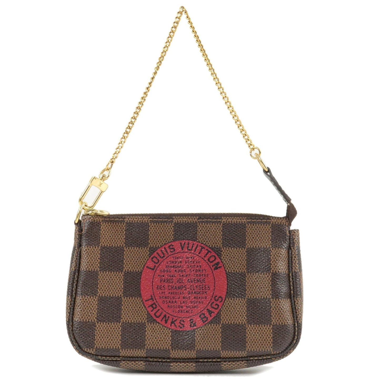 Louis Vuitton Damier T&B Mini Pochette Accessoires Pouch N58011