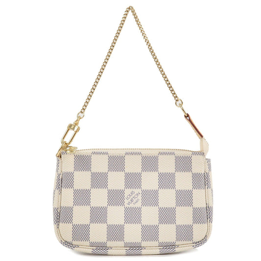 Louis Vuitton Damier Azur Mini Pochette Accessoires Pouch N58010