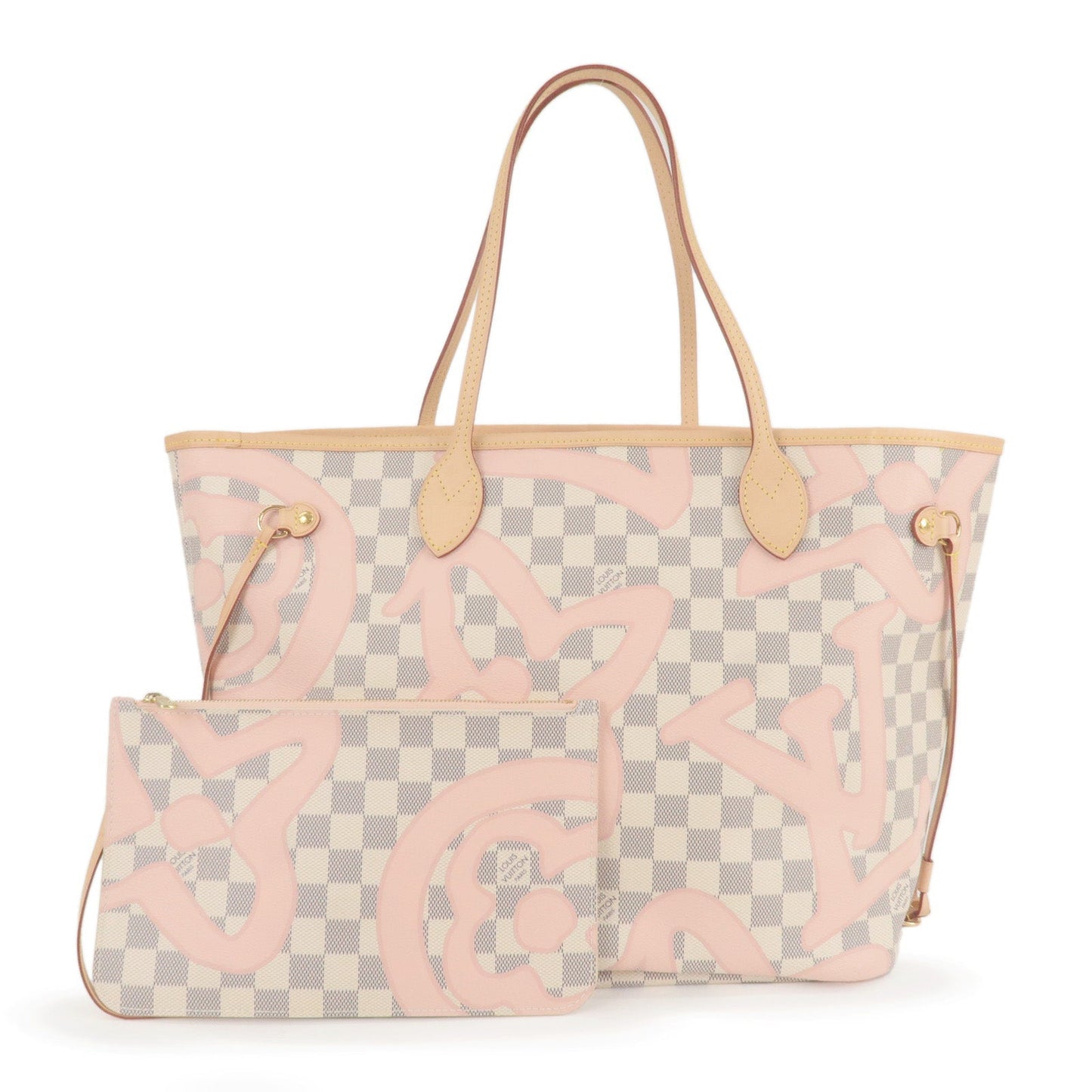 Louis Vuitton Damier Azur Tahiti Neverfull MM Tote Bag N41050