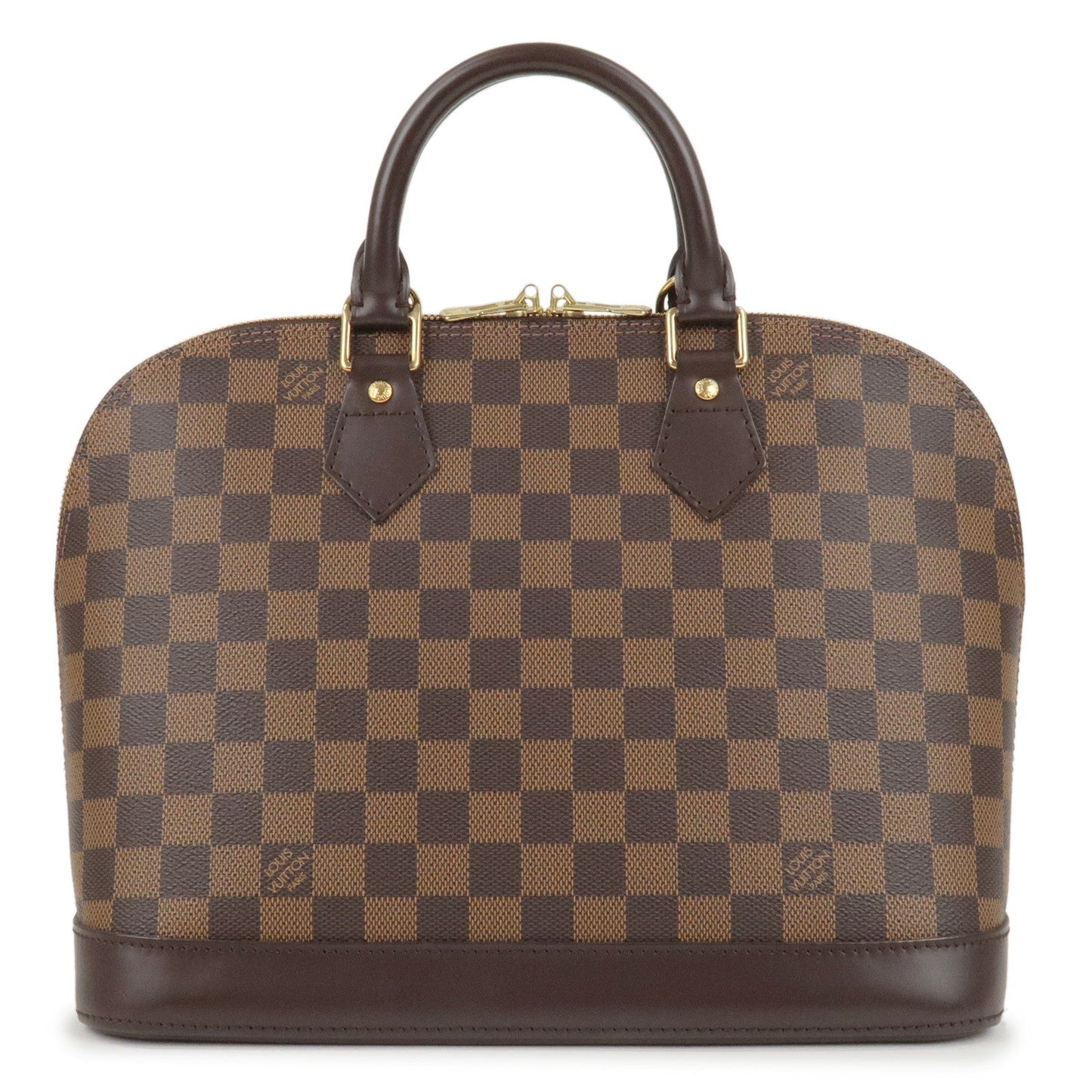 Louis Vuitton Damier Alma PM Hand Bag Brown N51131