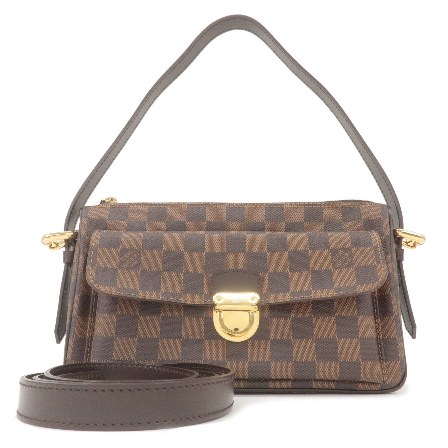 Louis Vuitton Damier Ravello GM Shoulder Bag Brown N60006