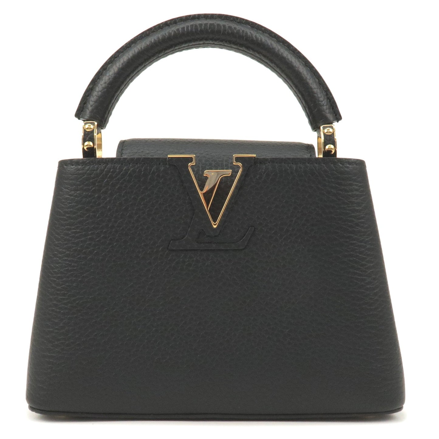 Louis Vuitton Capucines Mini 2Way Bag Hand Bag Black M56071