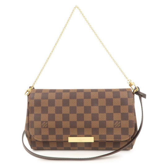 Louis Vuitton Damier Favorite MM 2Way Shoulder Bag N41129