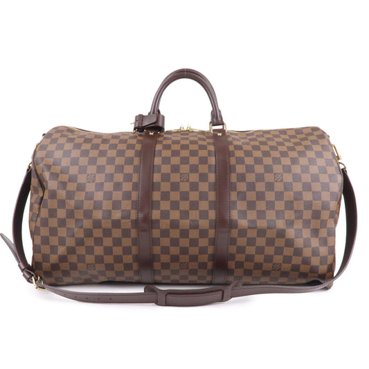 Louis Vuitton Damier Keep All Bandouliere 55 Boston Bag M41414