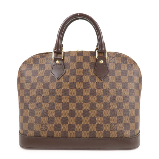 Louis Vuitton Damier Alma PM Hand Bag Brown N51131