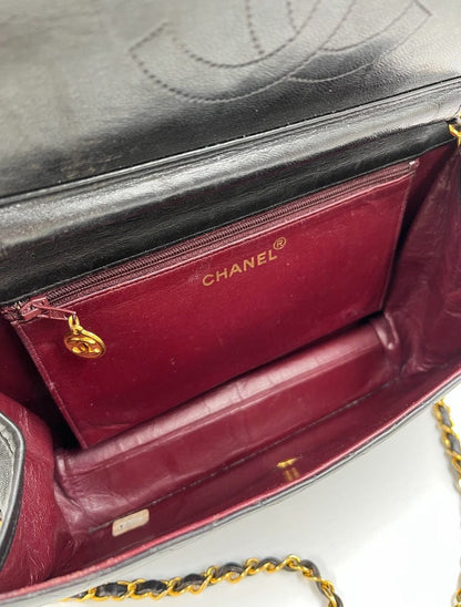 Vintage Black Chanel Flap Bag