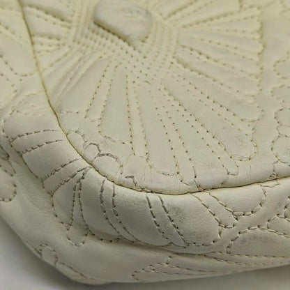 Chanel Paris-Venice Ca D’Oro Flap Bag Seashell 3D Embroidered Flap Bag 2009 Large Off White