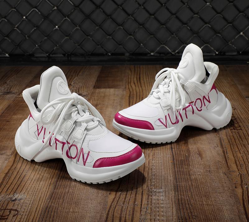 The Bags Vibe - Louis Vuitton Archlight White Pink Sneaker