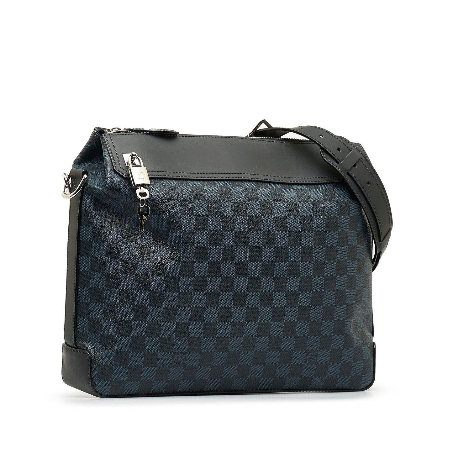 LOUIS VUITTON Damier Cobalt Greenwich Messenger Crossbody Bag