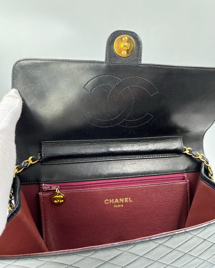 Vintage Black Chanel Flap Bag