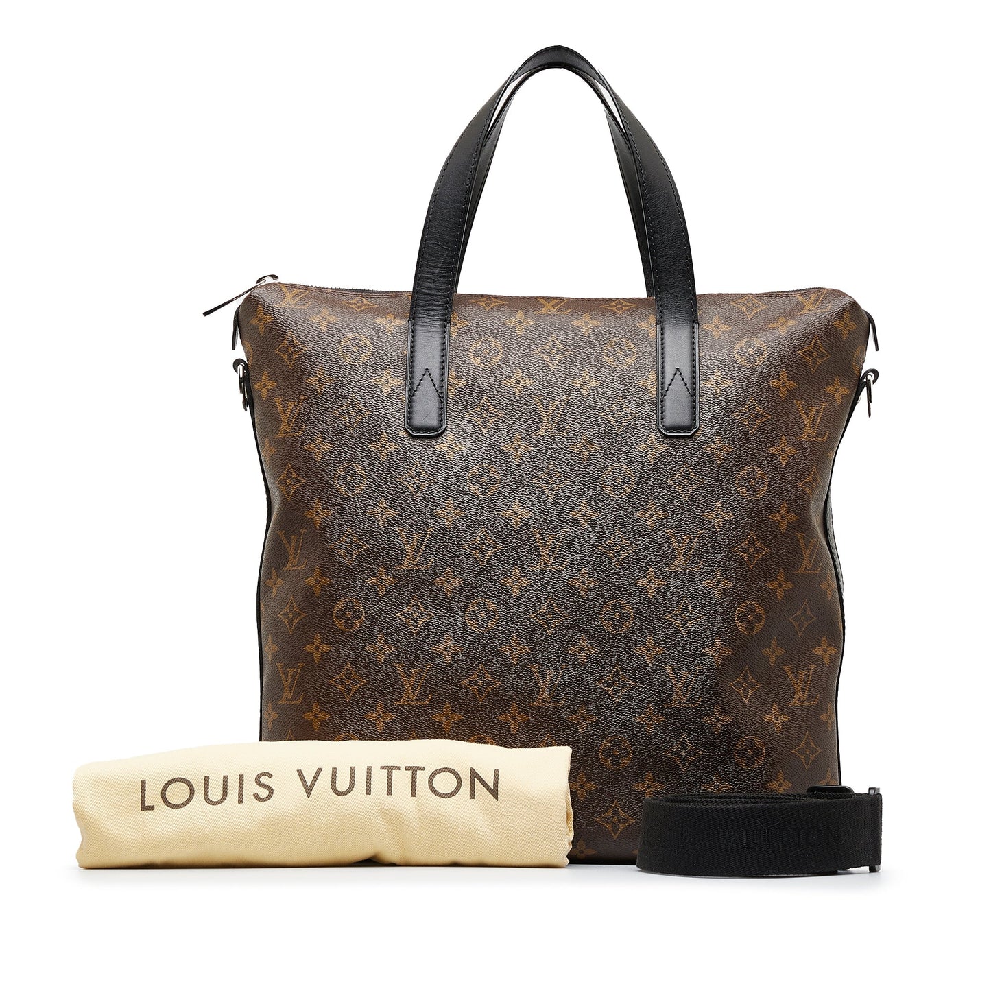 LOUIS VUITTON Monogram Macassar Davis Satchel