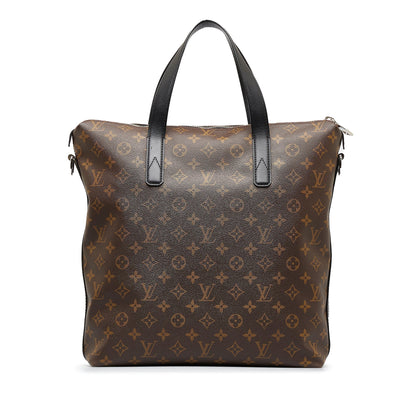 LOUIS VUITTON Monogram Macassar Davis Satchel