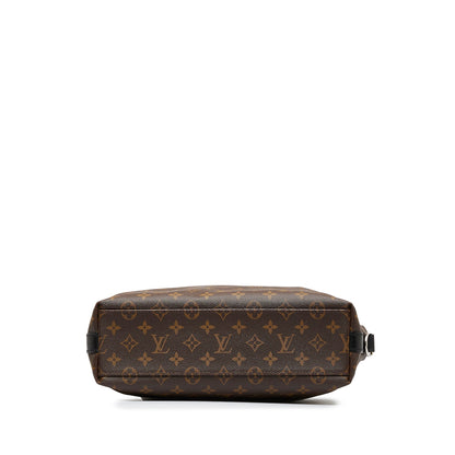 LOUIS VUITTON Monogram Macassar Davis Satchel