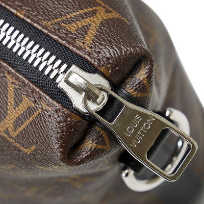 LOUIS VUITTON Monogram Macassar Davis Satchel