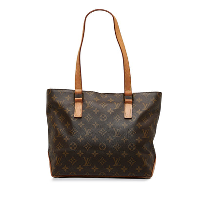 Brown Louis Vuitton Monogram Cabas Piano Tote Bag