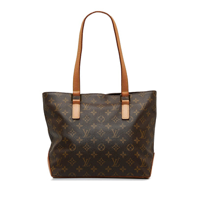 Brown Louis Vuitton Monogram Cabas Piano Tote Bag