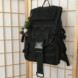 Gothslove Japanese Harajuku Black backpacks ulzzang large capacity Collegiate Backpack schoolbag For High Schoolers