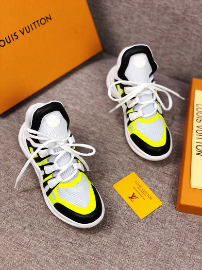 The Bags Vibe - Louis Vuitton Archlight Black White Yellow Sneaker