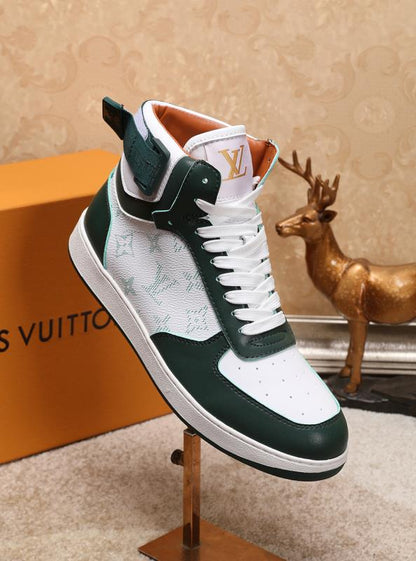 The Bags Vibe - Louis Vuitton Rivoli High Green Sneaker