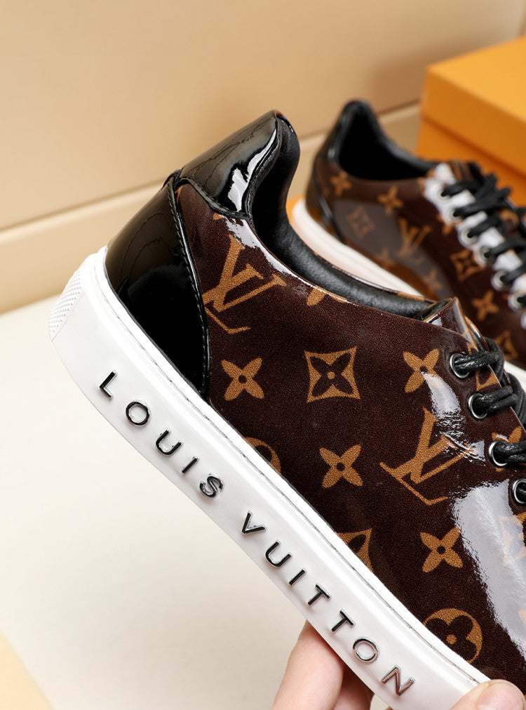 The Bags Vibe - Louis Vuitton Low LWnogram Brown Breathable Sneaker