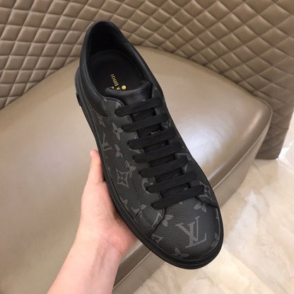 The Bags Vibe - Louis Vuitton Time Out Brown Black Sneaker