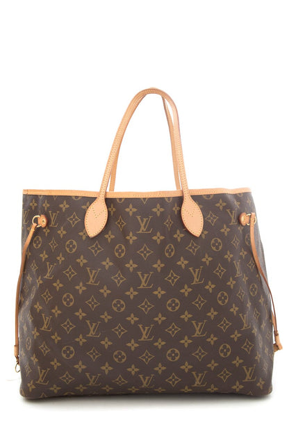 Louis Vuitton 2012  Brown Monogram Neverfull GM Tote