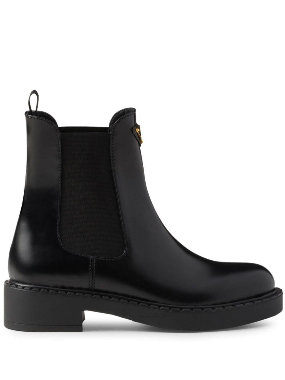 Prada Women Leather Ankle Boots