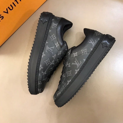 The Bags Vibe - Louis Vuitton Time Out Brown Black Sneaker