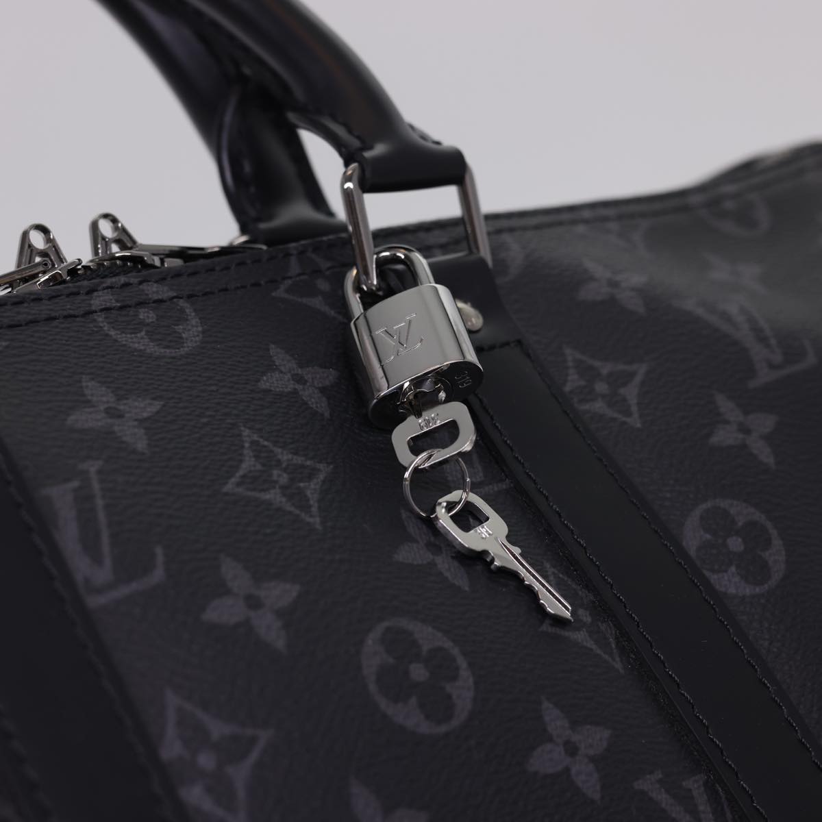 LOUIS VUITTON Eclipse Keepall Bandouliere 45 Boston Bag M43278 LV  40033A