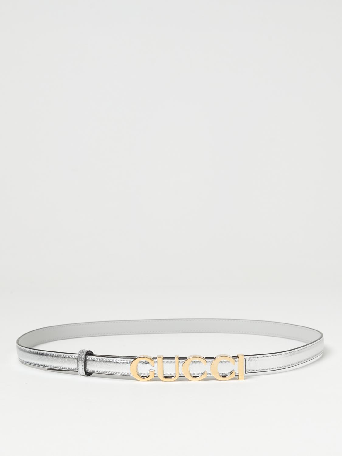 Gucci Belt Woman Silver Woman