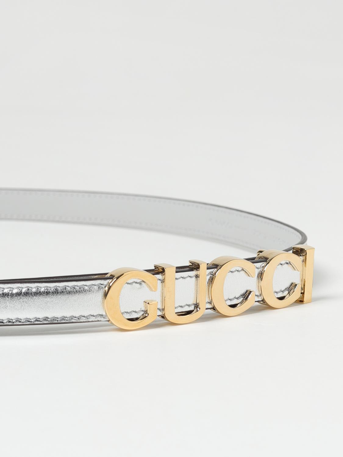 Gucci Belt Woman Silver Woman