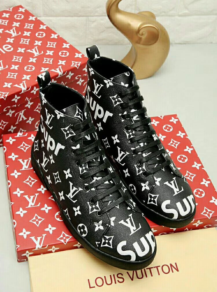 The Bags Vibe - Louis Vuitton Stellar Trainer Boot Black S Sneaker