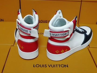 The Bags Vibe - Louis Vuitton Rivoli Black Red Sneaker