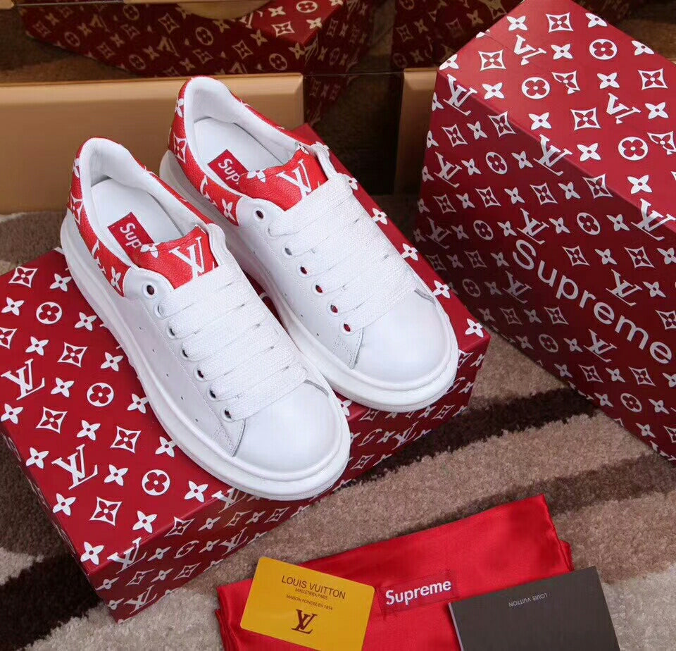 The Bags Vibe - Louis Vuitton AC Sup Red White Sneaker