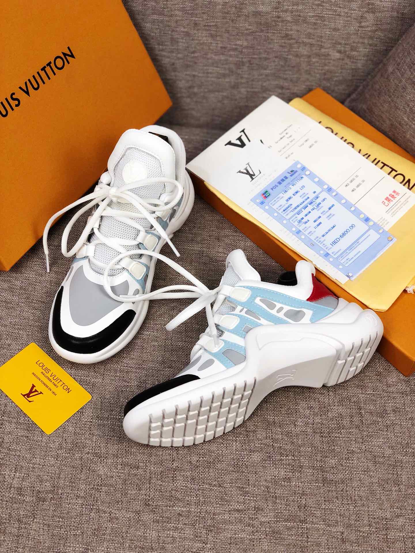 The Bags Vibe - Louis Vuitton Archlight White Black Sneaker