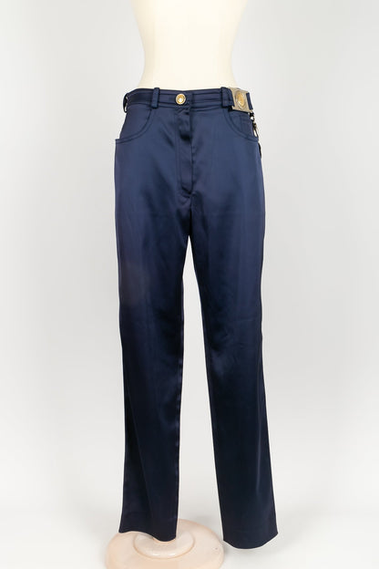 Pantalon bleu Dior