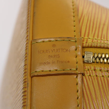 LOUIS VUITTON Epi Alma Hand Bag Tassili Yellow M52149 LV Auth 43033