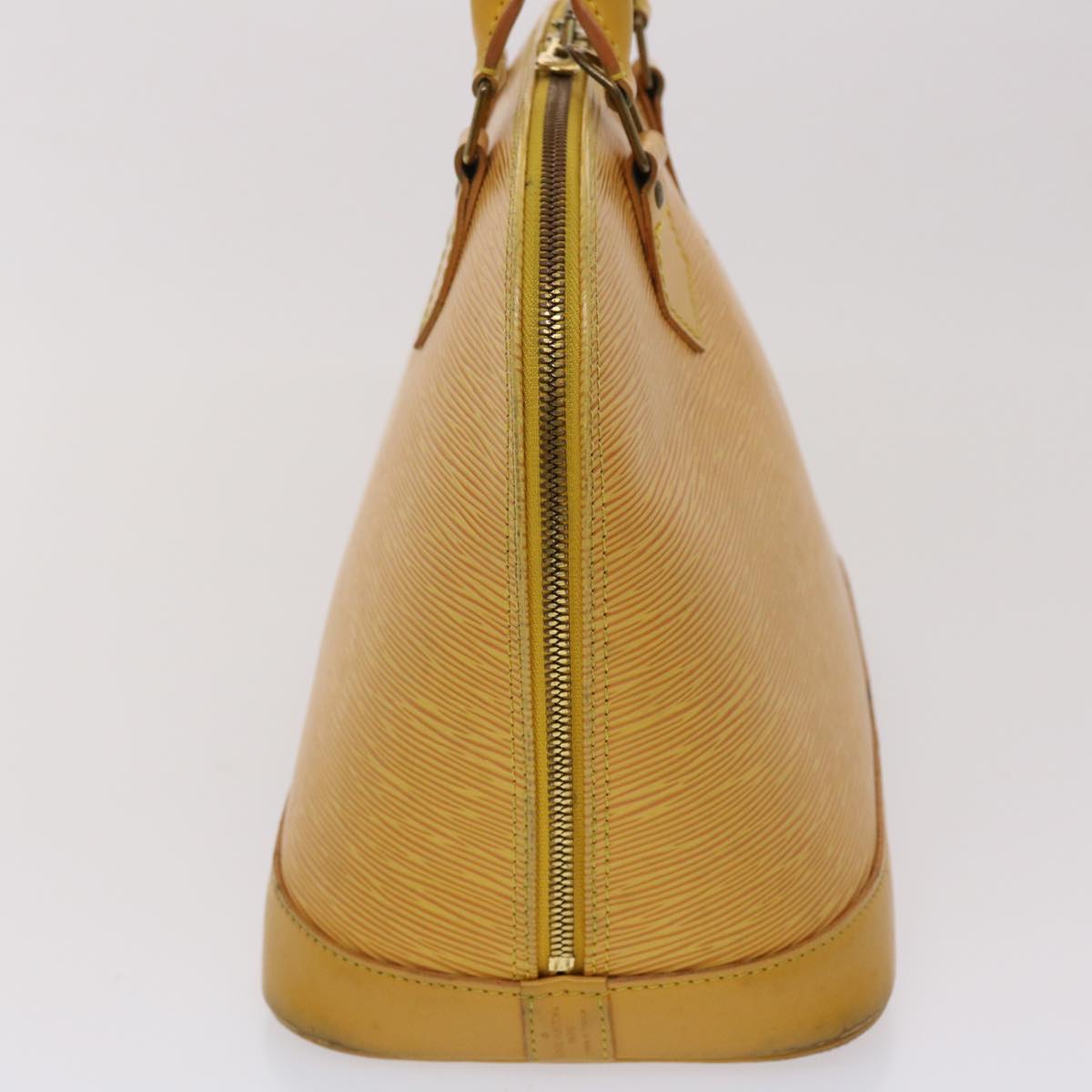 LOUIS VUITTON Epi Alma Hand Bag Tassili Yellow M52149 LV Auth 43033