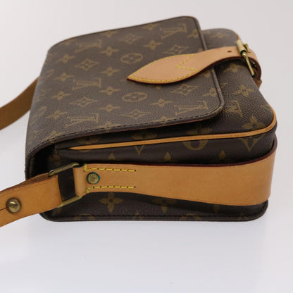 LOUIS VUITTON Monogram Cartouchiere MM Shoulder Bag M51253 LV Auth 43460