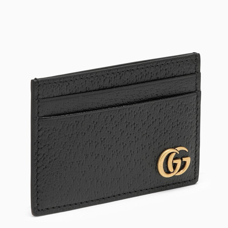 Gucci Black Gg Credit Card Holder Men