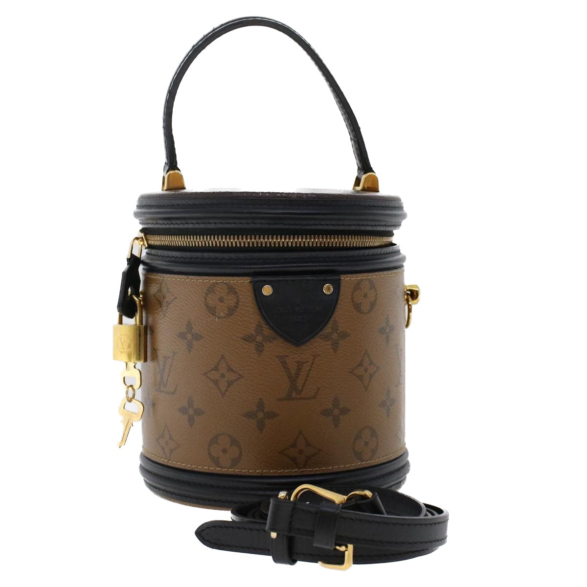 LOUIS VUITTON Monogram Reverse Cannes Hand Bag 2way M43986 LV Auth 44215A