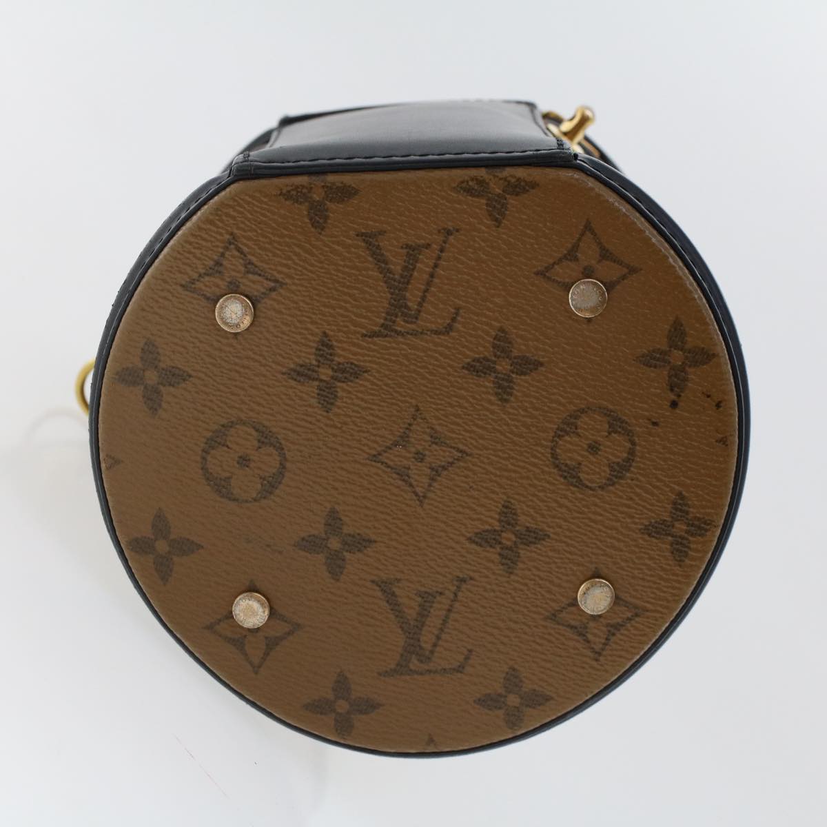 LOUIS VUITTON Monogram Reverse Cannes Hand Bag 2way M43986 LV Auth 44215A