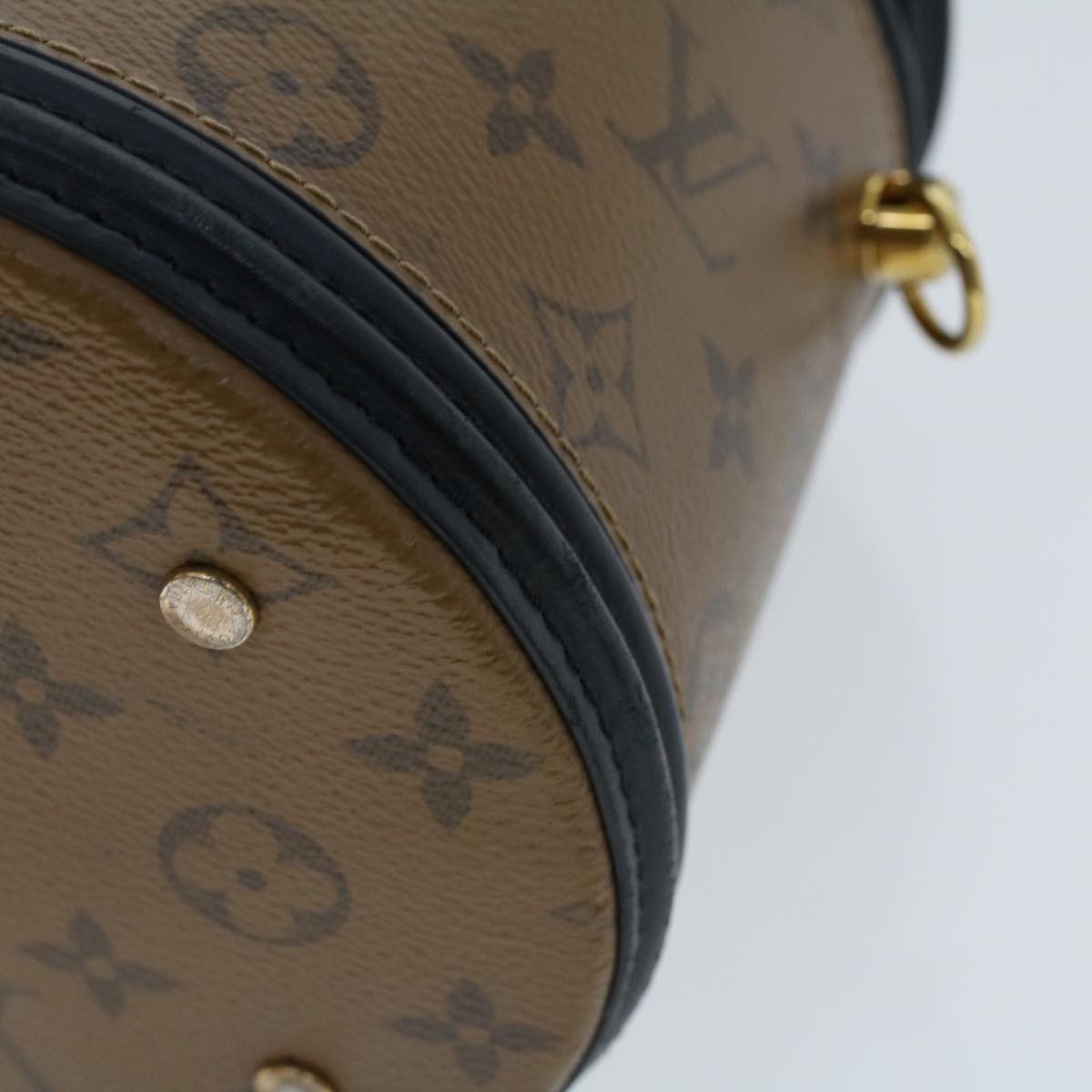 LOUIS VUITTON Monogram Reverse Cannes Hand Bag 2way M43986 LV Auth 44215A