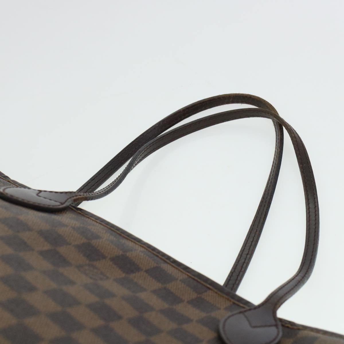 LOUIS VUITTON Damier Ebene Neverfull MM Tote Bag N51105 LV Auth 44479